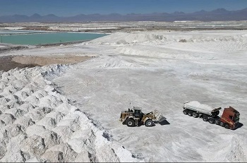 Lithium salt mining Lithium mining