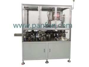 American Type Perforated hose clamp assembly machine
