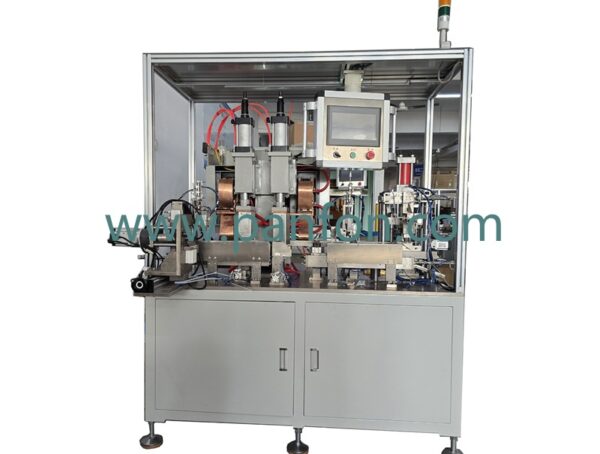Automated British Style Hose Clamp Manufacturing Machine-Welding Assembly