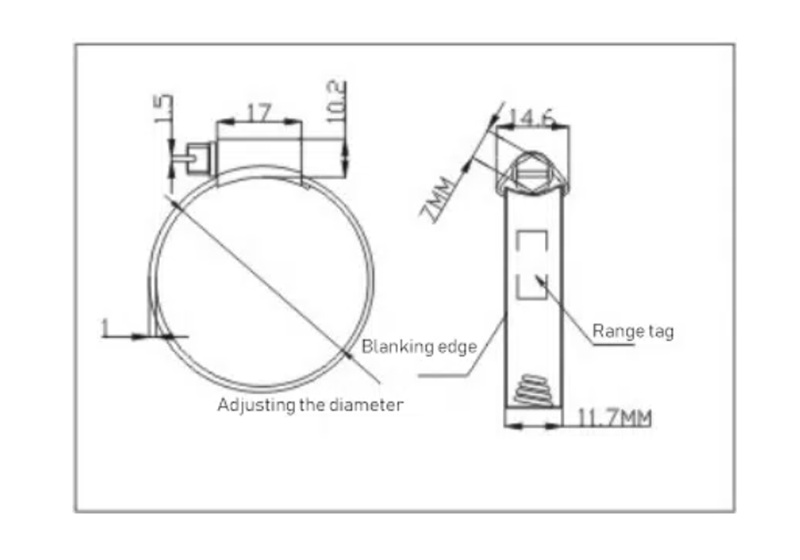 British Style Hose Clamp-Jubilee Hose Clip Assembly Machine