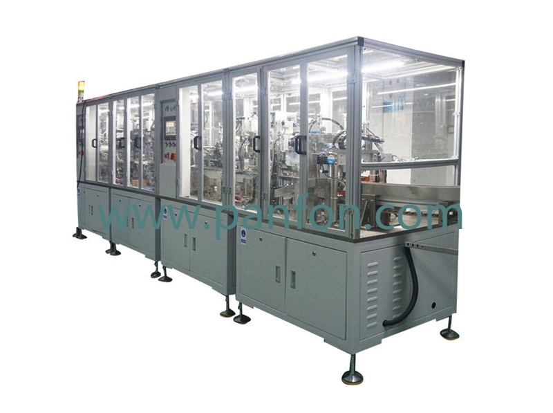 High-speed automated tire valve assembly machine
